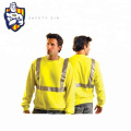 Reflective fluorescent High Visibility long sleeve tee shirts